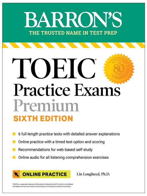 Title details for TOEIC Practice Exams by Barron's Educational Series - Available